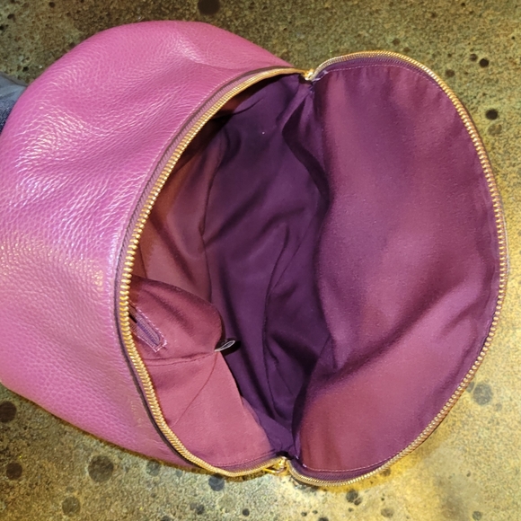 Coach Jes Berry Multi Pebbled Leather Small Backpack Varsity Stripe F89167 - Picture 9 of 16